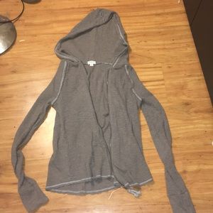 Dylan olive green zip up sweater